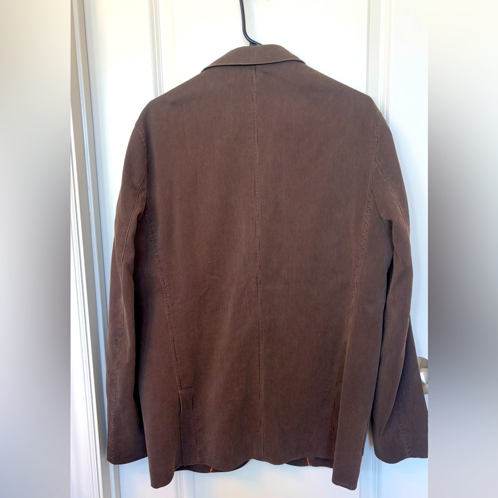 Brown Men's Blazer - Picture 5 of 9